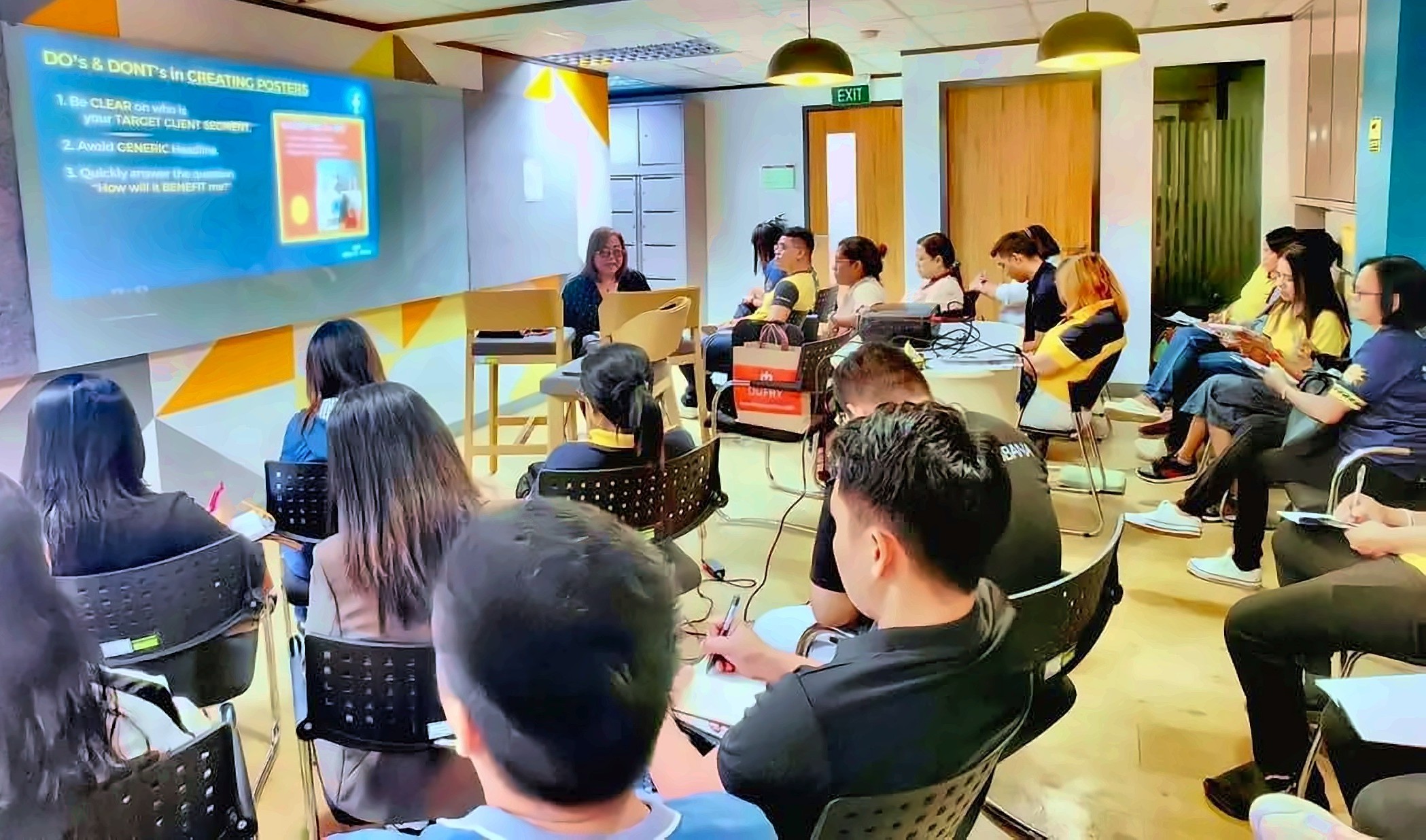 Photo from an MCV speaking event